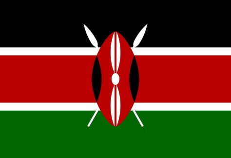 kenya, flag, national flag